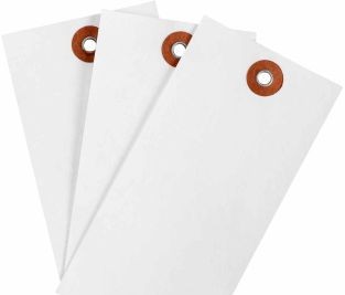 Brady Labels 102036 - Blank Tyvek Tags 4.75 in H x 2.375 in W White Pack (102036)