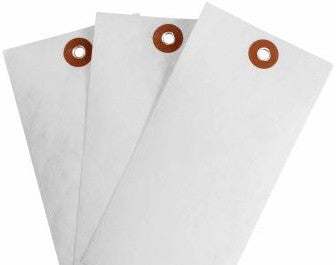 Brady Labels 102037 - Blank Tyvek Tags 5.25 in H x 2.625 in W White Pack (102037)