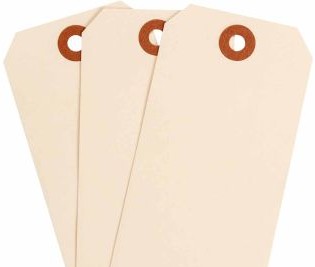 Brady Labels 102044 - Blank Manila Tags, 4.75 H x 2.375 W, Cardstock (102044)