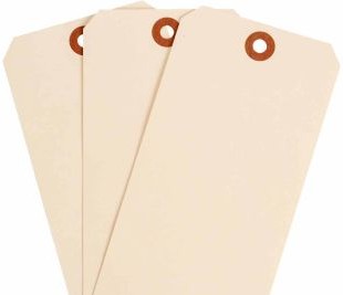 Brady Labels 102045 - Blank Manila Tags, 5.25 H x 2.625 W, Cardstock (102045)