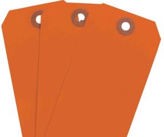 Brady Labels 102084 - Blank Write-On Tags, 4.75 H x 2.375 W, Cardstock (102084)