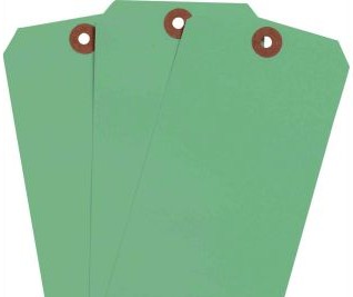 Brady Labels 102117 - Blank Write-On Tags, 5.25 H x 2.625 W, Cardstock (102117)