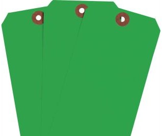 Brady Labels 102151 - Blank Write-On Tags, 6.25 H x 3.125 W, Cardstock (102151)