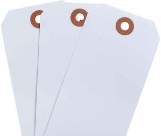 Brady Labels 102164 - Blank Write-On Tags, 4.75 H x 2.375 W, Cardstock (102164)