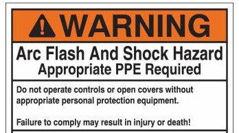 Brady Labels 102309 - Arc Flash Labels - Self-Sticking Polyester, 3.5 H (102309)