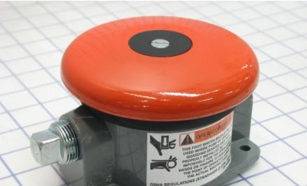 Gemco Switches 1025-D-2SP - Foot/Palm Switch, 4-P 2NO/2NC, N1, 5in.Dia (1025D2SP)