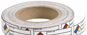 Brady Labels 102844 - B235 1 x 3 RTK Label W/NFPA Diamond (102844)