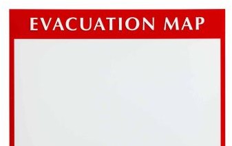 Brady Signs & Signage 102849 - Evacuation Plan Insert Holder, 13.5 H x 17.5 W x (102849)