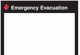 Brady Signs & Signage 102857 - Emergency Evacuation Map Holder, 15 H x 17.5 W (102857)