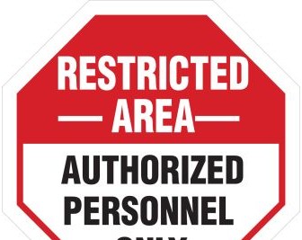 Brady Signs & Signage 103646 - Restricted Area Authorized Personnel Only Sign, 24 (103646)