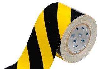 Brady Tape 104377 - ToughStripe Floor Marking Tape Roll - Polyester (104377)