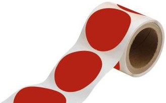 Brady Tape 104400 - ToughStripe Floor Marking Tape Dots - Polyester (104400)
