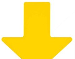 Brady Tape 104415 - ToughStripe Floor Marking Tape Arrows - Polyester (104415)