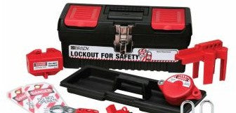 Brady Lockout/Tagout 104795 - Personal Basic Lockout Toolbox Kit with 2 Safety (104795)