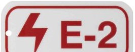 Brady Labels 105680 - Electrical Energy Source Tags E 2 Polystyrene (105680)
