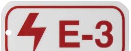 Brady Labels 105681 - Electrical Energy Source Tags E 3 Polystyrene (105681)