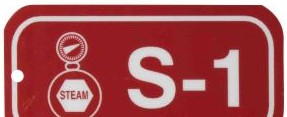 Brady Labels 105689 - Steam Energy Source Tags S 1 Polystyrene 1.5x3 (105689)