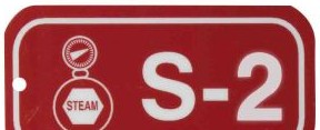 Brady Labels 105690 - Steam Energy Source Tags S 2 Polystyrene 1.5x3 (105690)