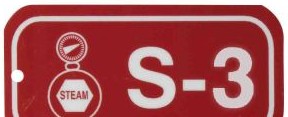 Brady Labels 105691 - Steam Energy Source Tags S 3 Polystyrene 1.5x3 (105691)