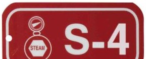Brady Labels 105692 - Steam Energy Source Tags S 4 Polystyrene 1.5x3 (105692)