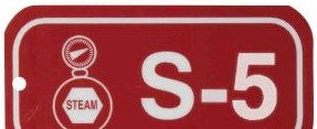 Brady Labels 105693 - Steam Energy Source Tags S 5 Polystyrene 1.5x3 (105693)