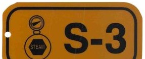 Brady Labels 105701 - Steam Energy Source Tags S 3 Polystyrene 1.5x3 (105701)