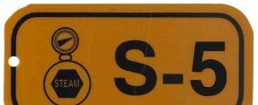 Brady Labels 105703 - Steam Energy Source Tags S 5 Polystyrene 1.5x3 (105703)