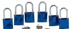 Brady Lockout/Tagout 105883 - Standard Safety Aluminum Padlocks 1.5 in Aluminum (105883)