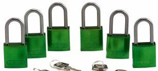 Brady Lockout/Tagout 105885 - Standard Safety Aluminum Padlocks 1.5 in Aluminum (105885)