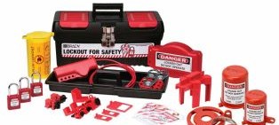 Brady Lockout/Tagout 105955 - Personal Valve and Electrical Lockout Toolbox Kit (105955)
