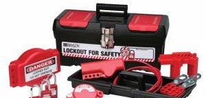 Brady Lockout/Tagout 105958 - Personal Valve Lockout Kit with 3 Safety Padlocks (105958)