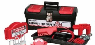 Brady Lockout/Tagout 105959 - Personal Valve Lockout Kit with 3 Steel Padlocks (105959)