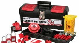 Brady Lockout/Tagout 105961 - Personal Electrical Lockout Toolbox Kit with 3 (105961)