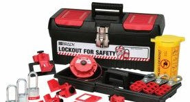 Brady Lockout/Tagout 105962 - Personal Electrical Lockout Toolbox Kit with 3 (105962)