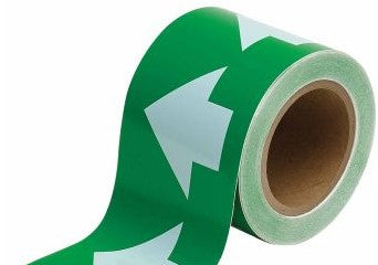 Brady Labels 106172 - Pipe Marking Tape, 3 W x 30 yd L x 0.006 D, White (106172)