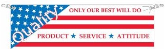 Brady Signs & Signage 106327 - Quality Only Our Best Will Do Product Service (106327)