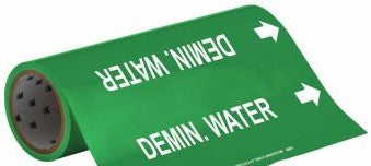 Brady Labels 108881 - Demin Water Pipe Marker, 30' H x 12 W, Roll of (108881)