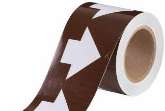 Brady Labels 109930 - Directional Flow Arrow Tape for Pipe Marking (109930)