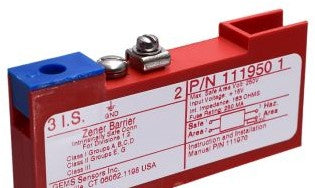 Gems Sensors & Controls Intrinsically Safe Barriers 111956 - Single Channel Zener Barrier (111956)