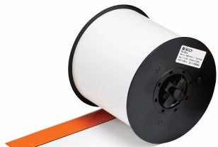 Brady Labels 113222 - MiniMark Vinyl Labels with Header Stripe 4 in W x (113222)