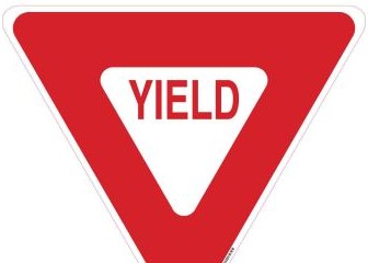 Brady Signs & Signage 115276 - Yield Sign, 36 H x 36 W x 0.090 D, Aluminum (115276)