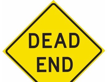 Brady Signs & Signage 115450 - Dead End Sign, 24 H x 24 W x 0.090 D, Aluminum (115450)