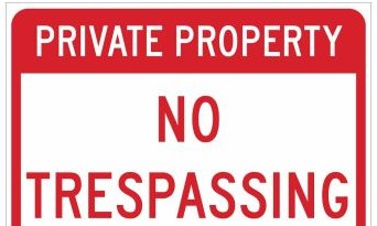 Brady Signs & Signage 115625 - Private Property No Trespassing Sign, 18 H x 24 W (115625)