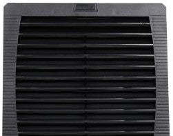 Pfannenberg Fans 11642103110 - Filter Fan, 230VAC, Black Grille (RAL9011) (11642103110)