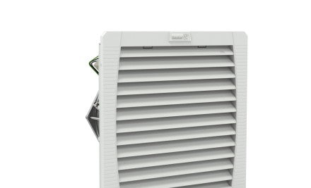Pfannenberg Fans 11643154055 - Filter Fan, 115VAC, Lt Gray Grille, 169CFM (11643154055)