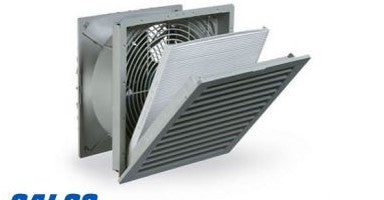 Pfannenberg Fans 11666153055 - Filter Fan, 115VAC, UV/IP55 Rated, Lt. Grey (11666153055)