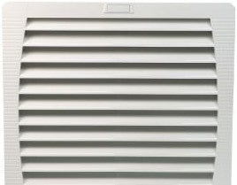 Pfannenberg Fans 11667154054 - Filter Fan, 115VAC, Lt Gray Grille, PF 67000 (11667154054)