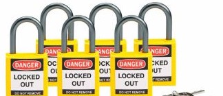Brady Lockout/Tagout 118930 - Compact Key Retaining Padlocks Nylon 1 in Aluminum (118930)
