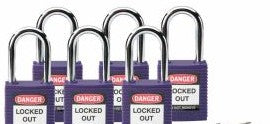 Brady Lockout/Tagout 118952 - Standard Key Retaining Padlocks Nylon 1.5 in Steel (118952)
