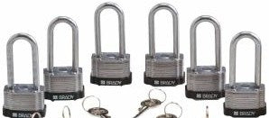 Brady Lockout/Tagout 118972 - Standard Key Retaining Steel Padlock 2 in Steel (118972)
